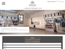 Tablet Screenshot of garagestoragevirginiabeach.com